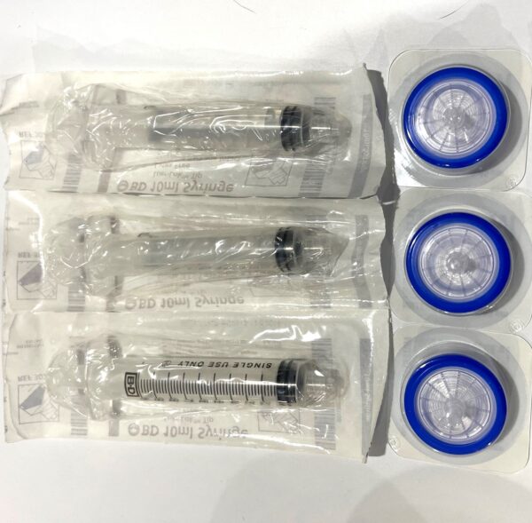 0.22 micron syringe filter (3)